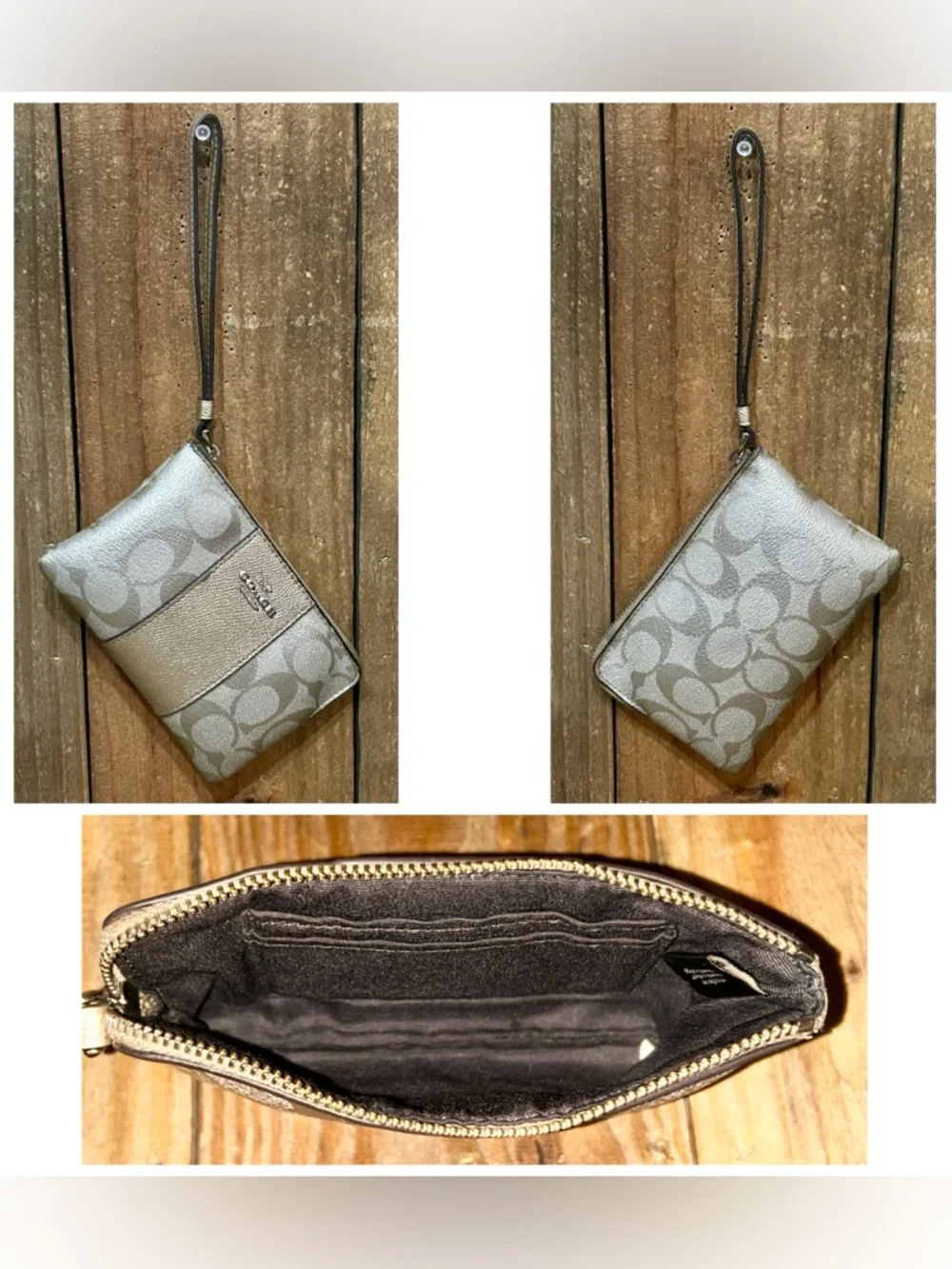 Coach. 5 Piece: Ellie File Bag with Free Sunglasses, Case, Wristlet & Dust Bag. - Picture 12 of 16